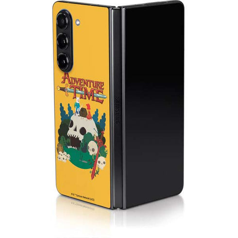 Adult Swim Adventure Time Cave Of Skulls Galaxy Z Fold5 5G Skin