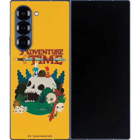 Adult Swim Adventure Time Cave Of Skulls Galaxy Z Fold6 Skin