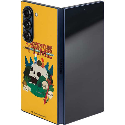 Adult Swim Adventure Time Cave Of Skulls Galaxy Z Fold6 Skin
