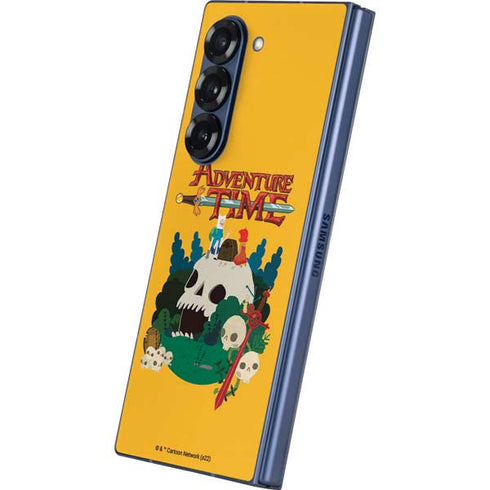 Adult Swim Adventure Time Cave Of Skulls Galaxy Z Fold6 Skin