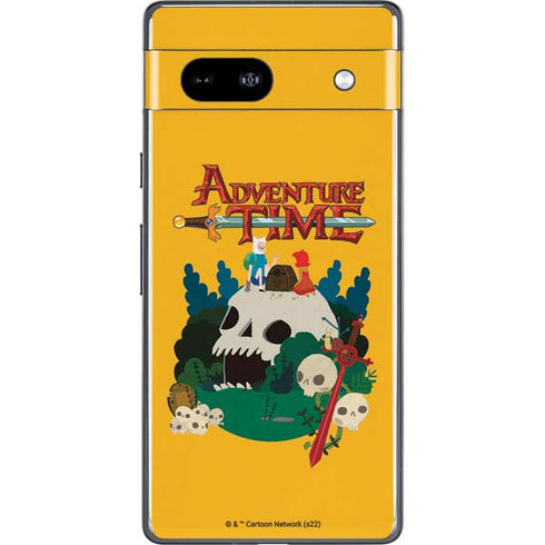 Adult Swim Adventure Time Cave Of Skulls Google Pixel 7a Skin