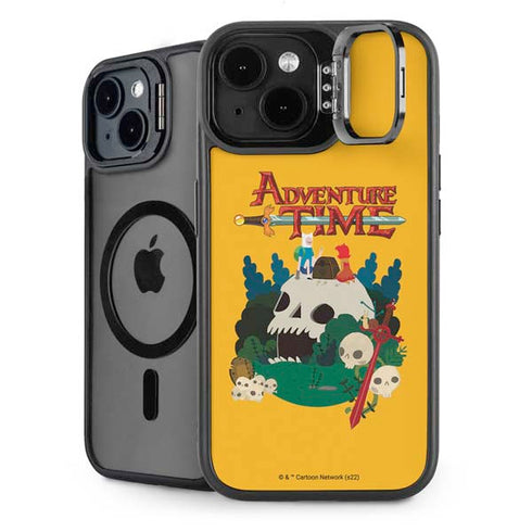 Adult Swim Adventure Time Cave Of Skulls iPhone 14 Kickstand Case