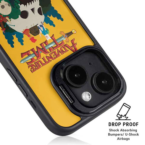 Adult Swim Adventure Time Cave Of Skulls iPhone 14 Plus Kickstand Case