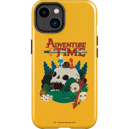 Adult Swim Adventure Time Cave Of Skulls iPhone 15 Impact Case