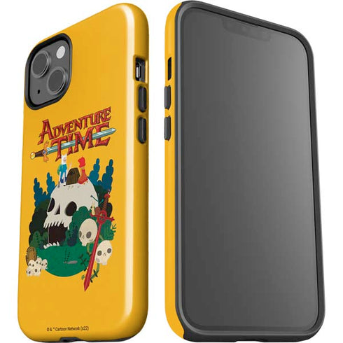 Adult Swim Adventure Time Cave Of Skulls iPhone 15 Impact Case