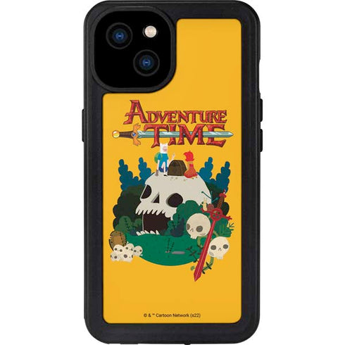 Adult Swim Adventure Time Cave Of Skulls iPhone 15 Plus Waterproof Case