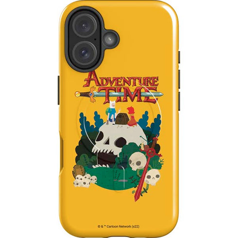 Adult Swim Adventure Time Cave Of Skulls iPhone 16 Magsafe Impact Case