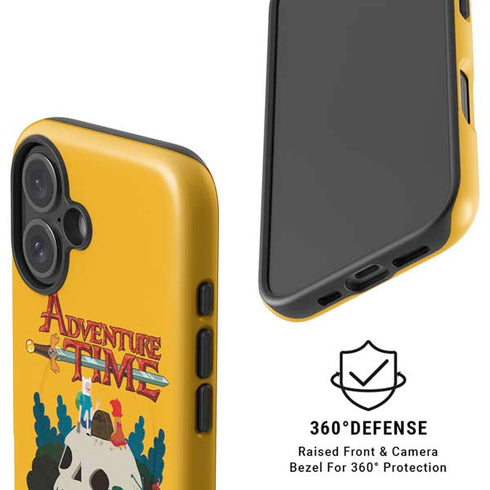 Adult Swim Adventure Time Cave Of Skulls iPhone 16 Magsafe Impact Case
