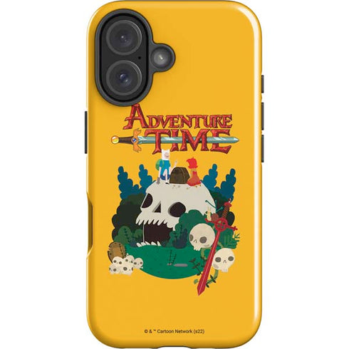 Adult Swim Adventure Time Cave Of Skulls iPhone 16 Plus Impact Case