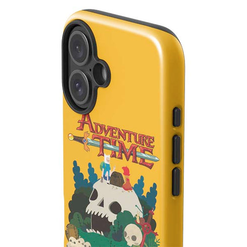 Adult Swim Adventure Time Cave Of Skulls iPhone 16 Plus Impact Case