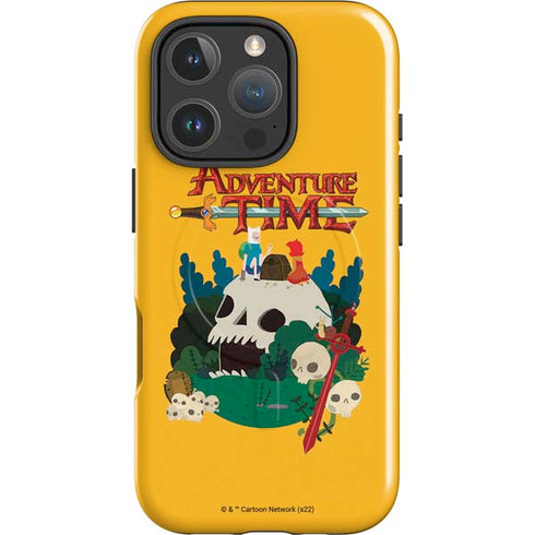 Adult Swim Adventure Time Cave Of Skulls iPhone 16 Pro Max Magsafe Impact Case