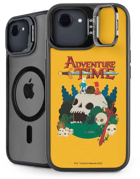 Adult Swim Adventure Time Cave Of Skulls iPhone 16e Kickstand Case