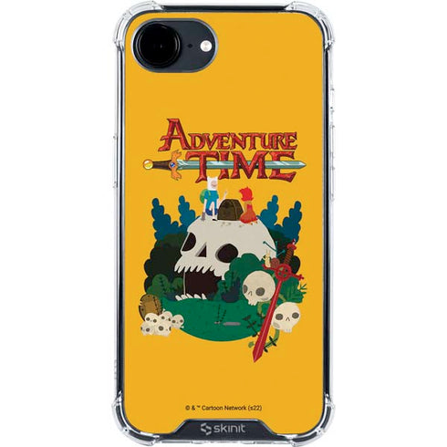 Adult Swim Adventure Time Cave Of Skulls iPhone 16e Clear Case