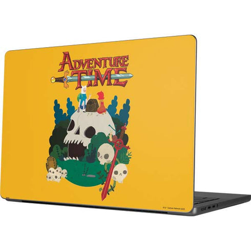 Adult Swim Adventure Time Cave Of Skulls Apple MacBook Pro 14-inch Skin