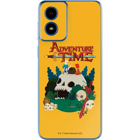 Adult Swim Adventure Time Cave Of Skulls Moto G Play 4G (2024) Skin