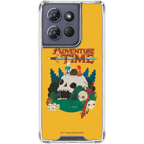 Adult Swim Adventure Time Cave Of Skulls Moto G Play 5G (2025) Clear Case