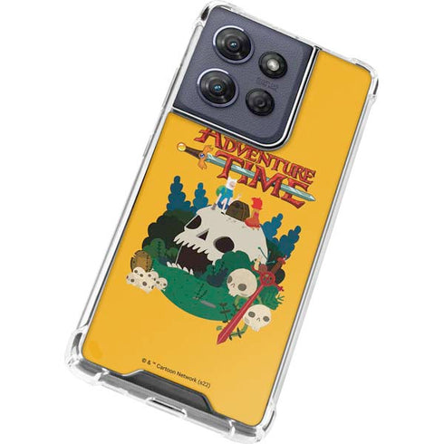 Adult Swim Adventure Time Cave Of Skulls Moto G Stylus 5G (2025) Clear Case