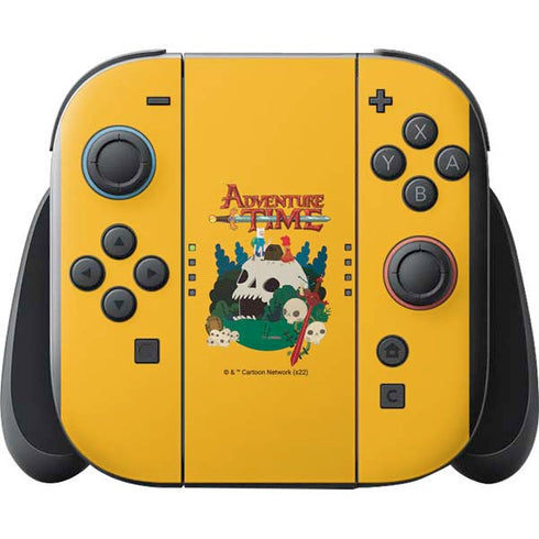 Adult Swim Adventure Time Cave Of Skulls Nintendo Switch 2 (2025) with Joy-Con Skin