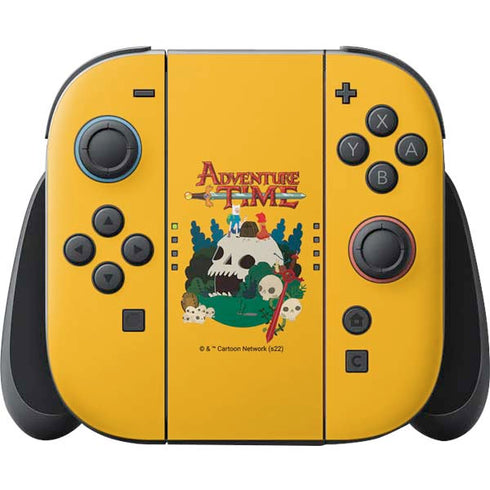 Adult Swim Adventure Time Cave Of Skulls Nintendo Switch 2 (2025) Joy-Con Controller Skin