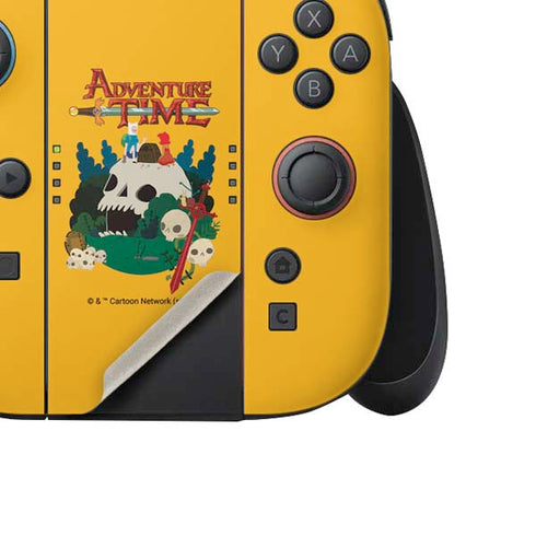 Adult Swim Adventure Time Cave Of Skulls Nintendo Switch 2 (2025) Joy-Con Controller Skin