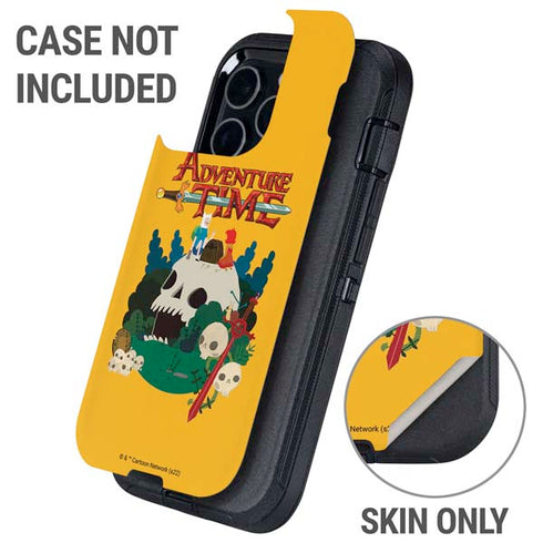 Adult Swim Adventure Time Cave Of Skulls Otterbox Defender iPhone Skin