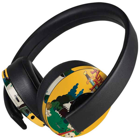 Adult Swim Adventure Time Cave Of Skulls PlayStation 4 Gold Wireless Headset Skin