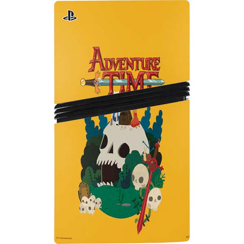 Adult Swim Adventure Time Cave Of Skulls PS5 Pro Console Skin