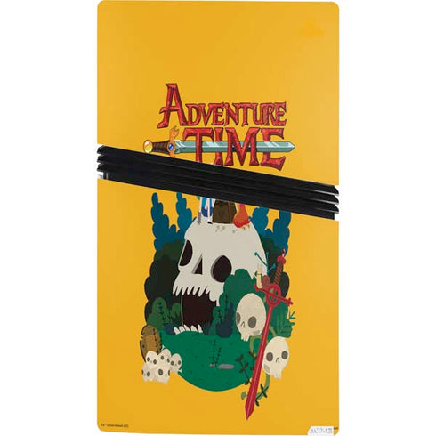 Adult Swim Adventure Time Cave Of Skulls PS5 Pro Console Skin