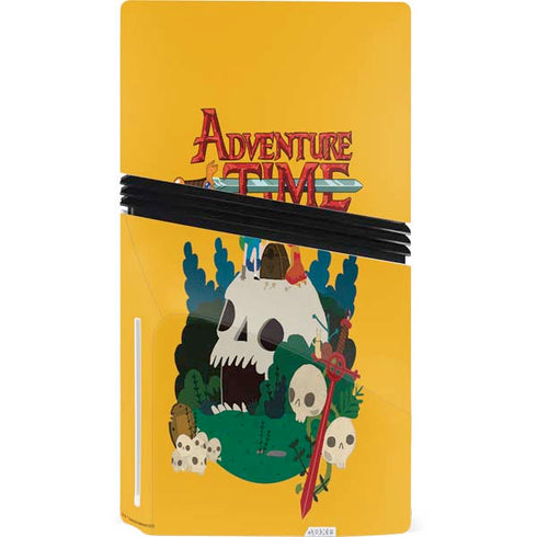 Adult Swim Adventure Time Cave Of Skulls PS5 Pro Disk Console Skin