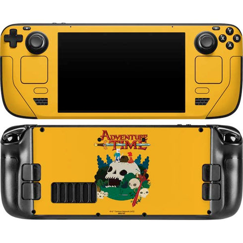 Adult Swim Adventure Time Cave Of Skulls Steam Deck Handheld Gaming Computer OLED Skin