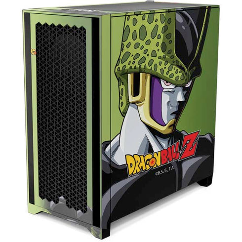 Dragon Ball Z Cell Portrait Corsair 4000D Tempered Glass Mid-Tower ATX Case Skin