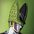 Dragon Ball Z Cell Portrait Galaxy Note 8 Skin