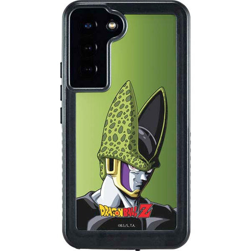 Dragon Ball Z Cell Portrait Galaxy S23 Plus Waterproof Case