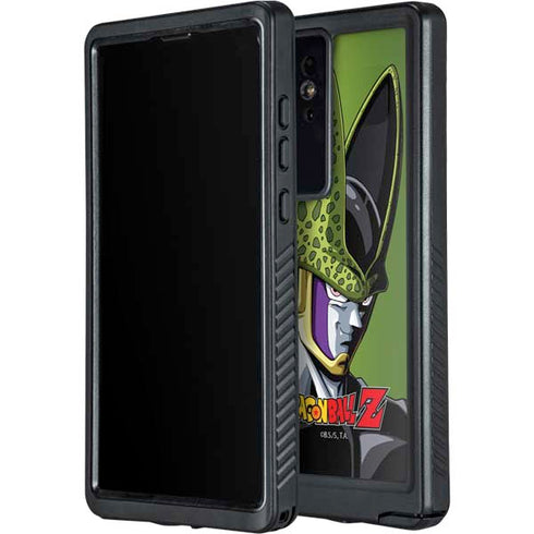 Dragon Ball Z Cell Portrait Galaxy S24 Ultra Waterproof Case