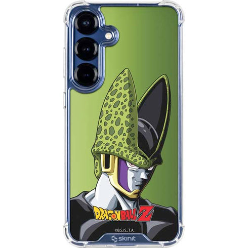 Dragon Ball Z Cell Portrait Galaxy S25 Plus Clear Case