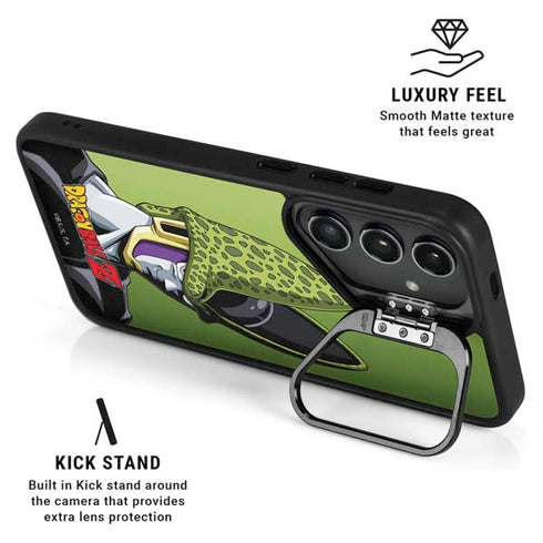 Dragon Ball Z Cell Portrait Galaxy S26 Kickstand Case