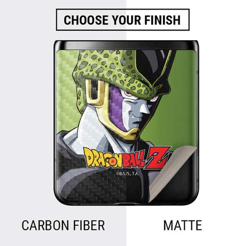 Dragon Ball Z Cell Portrait Galaxy Z Flip Skin