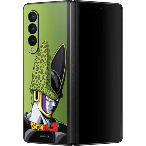 Dragon Ball Z Cell Portrait Galaxy Z Fold3 5G Skin