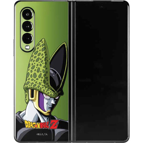 Dragon Ball Z Cell Portrait Galaxy Z Fold3 5G Skin
