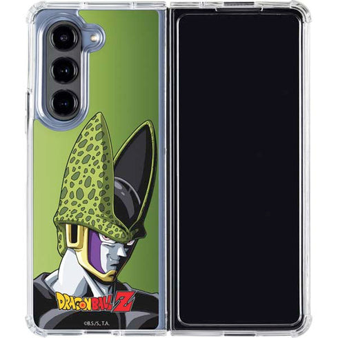 Dragon Ball Z Cell Portrait Galaxy Z Fold5 5G Clear Case