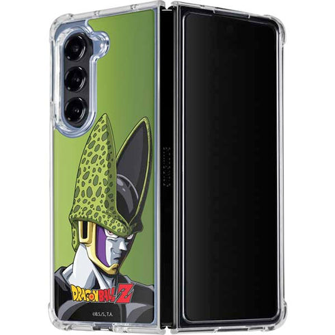 Dragon Ball Z Cell Portrait Galaxy Z Fold5 5G Clear Case