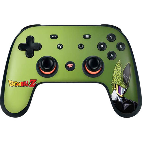 Dragon Ball Z Cell Portrait Google Stadia Controller Skin