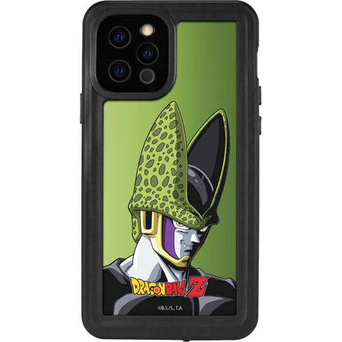 Dragon Ball Z Cell Portrait iPhone 12 Pro Waterproof Case