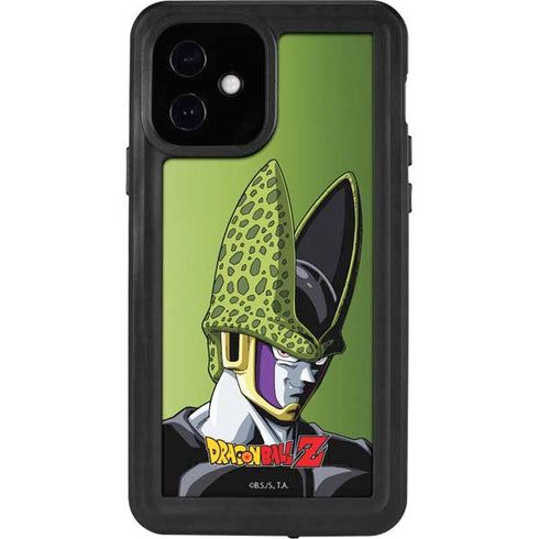 Dragon Ball Z Cell Portrait iPhone 12 Waterproof Case