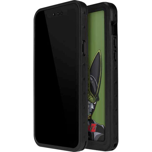 Dragon Ball Z Cell Portrait iPhone 14 Pro Max Waterproof Case
