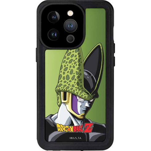 Dragon Ball Z Cell Portrait iPhone 14 Pro Waterproof Case