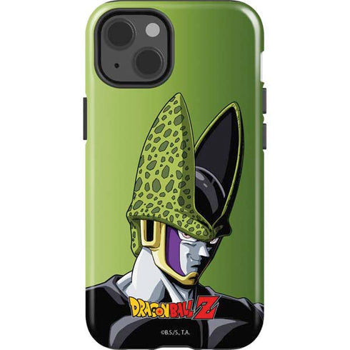 Dragon Ball Z Cell Portrait iPhone 15 Plus Impact Case