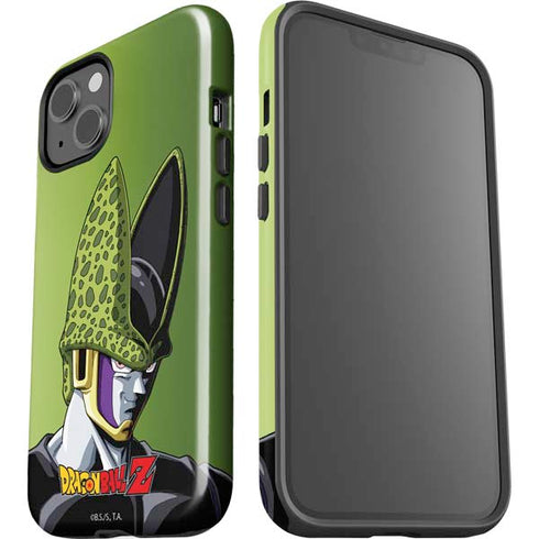 Dragon Ball Z Cell Portrait iPhone 15 Plus Impact Case