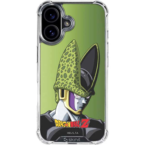 Dragon Ball Z Cell Portrait iPhone 16 Clear Case