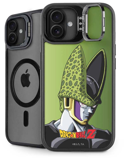 Dragon Ball Z Cell Portrait iPhone 16 Plus Kickstand Case